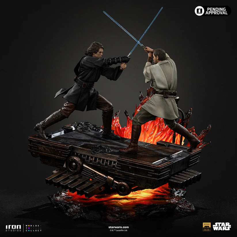 Iron Studios Star Wars: Die Rache der Sith - Anakin vs Obi-Wan Art Scale 1/10 - Statue