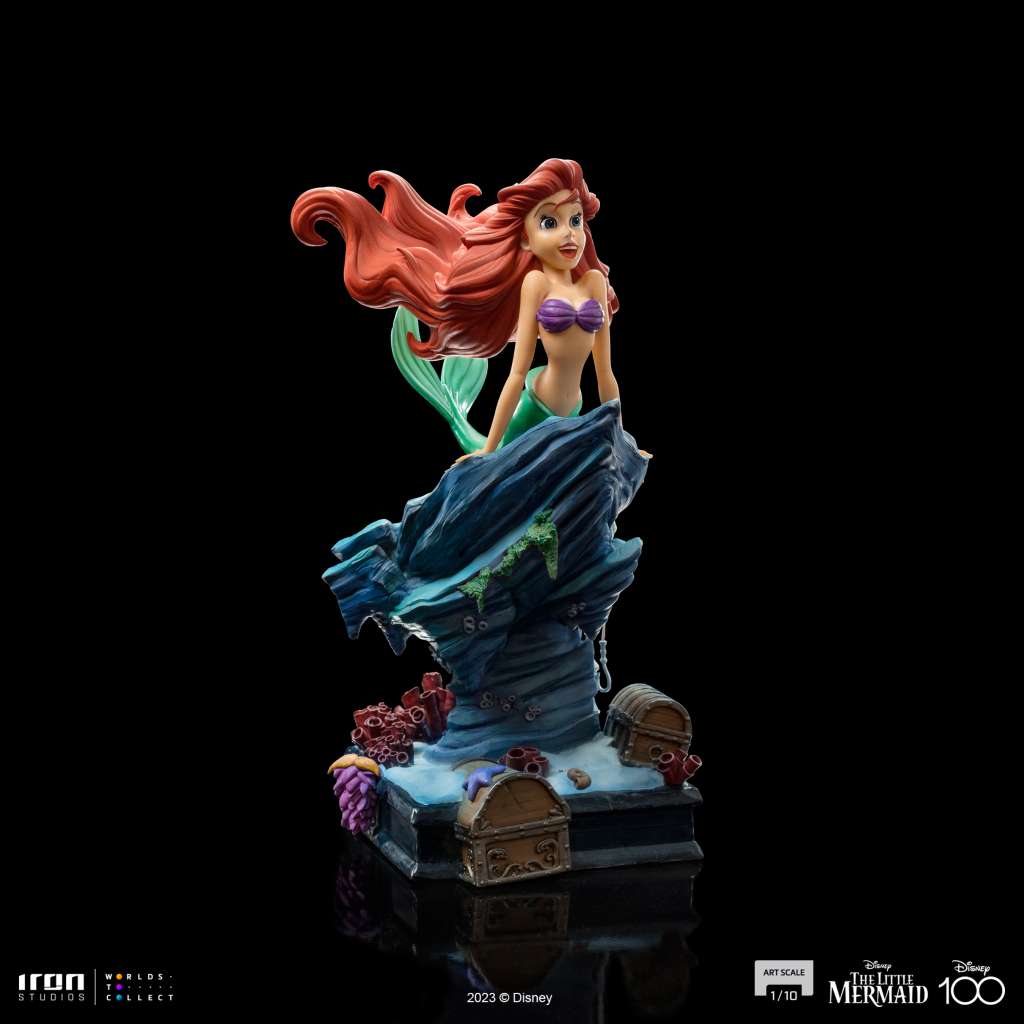 Iron Studios Disney 100th - Arielle die Meerjungfrau Art Scale 1/10 - Statue