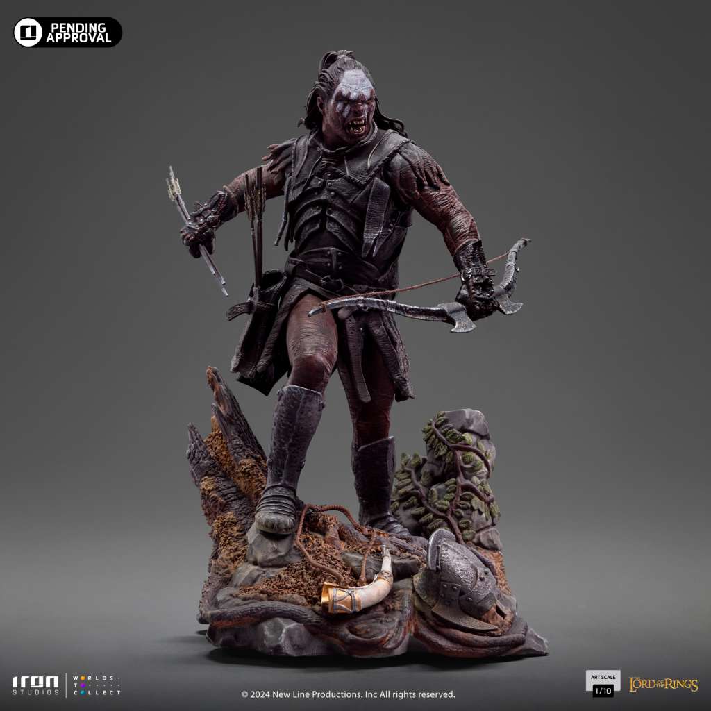 Iron Studios Der Herr der Ringe - Lurtz Uruk-Hai Anführer Art Scale 1/10 - Statue
