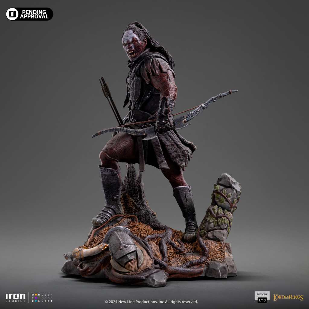 Iron Studios Der Herr der Ringe - Lurtz Uruk-Hai Anführer Art Scale 1/10 - Statue