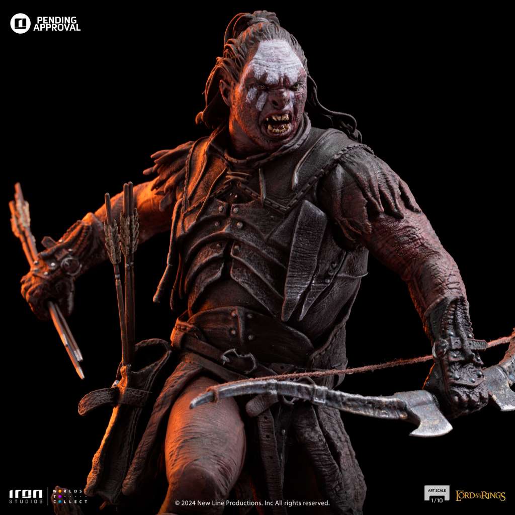 Iron Studios Der Herr der Ringe - Lurtz Uruk-Hai Anführer Art Scale 1/10 - Statue