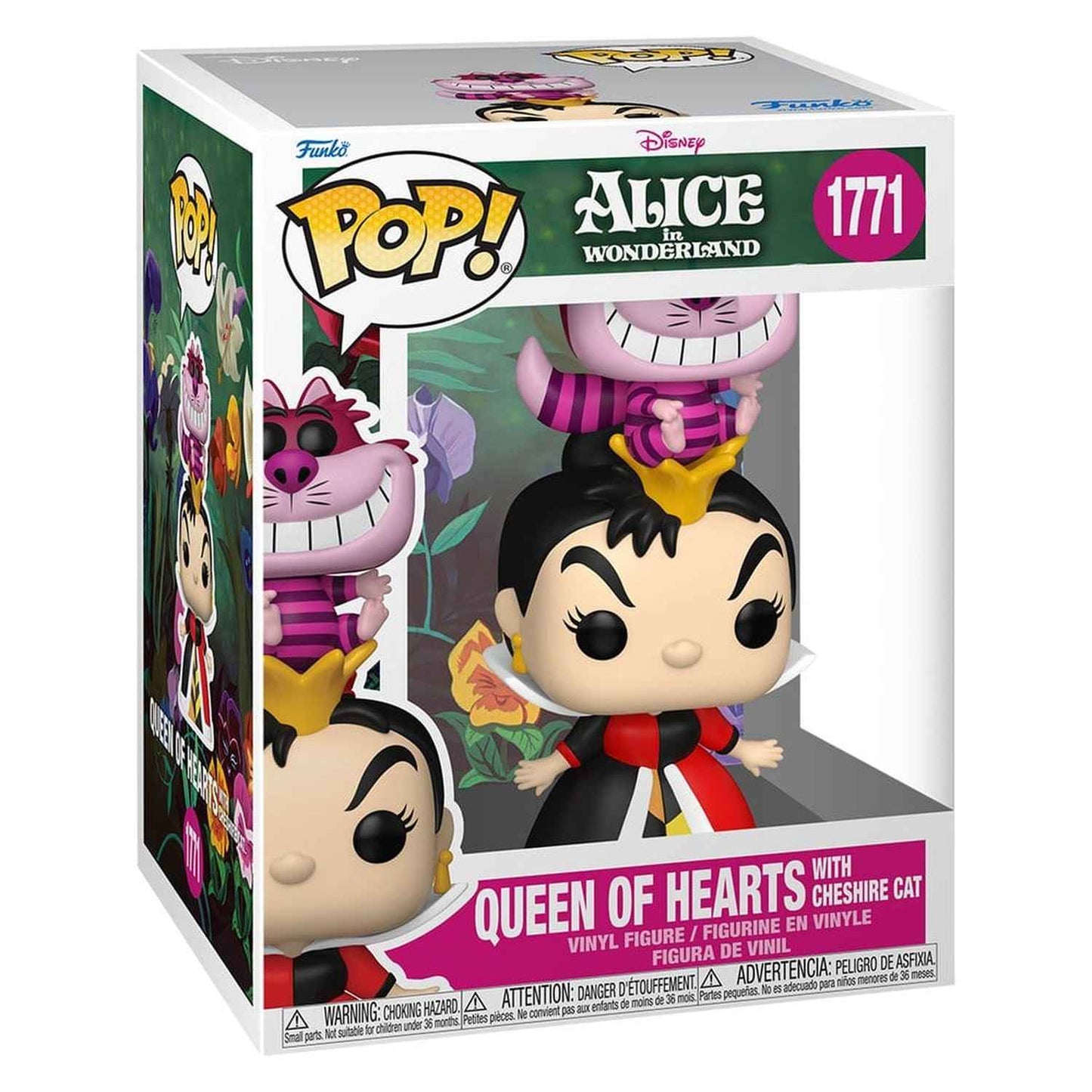 Funko Pop Alice im Wunderland - Herzkönigin mit Grinsekatze #1771