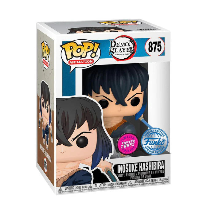 Funko Pop Demon Slayer - Inosuke Hashibira #875 (Flocked Chase)