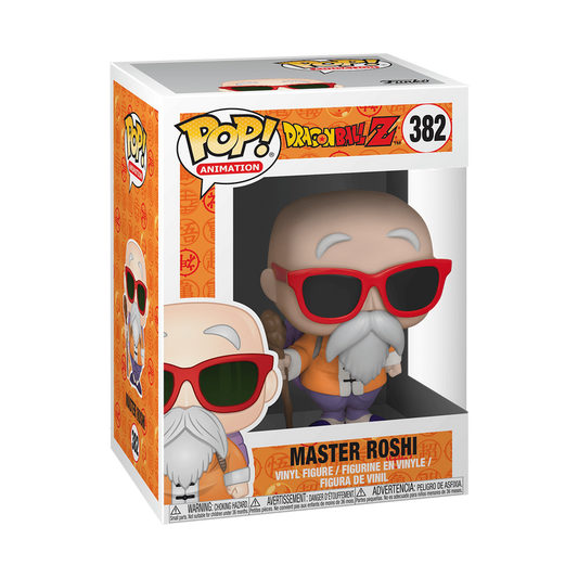 Funko Pop Dragon Ball Z - Meister Roshi mit Stab #382