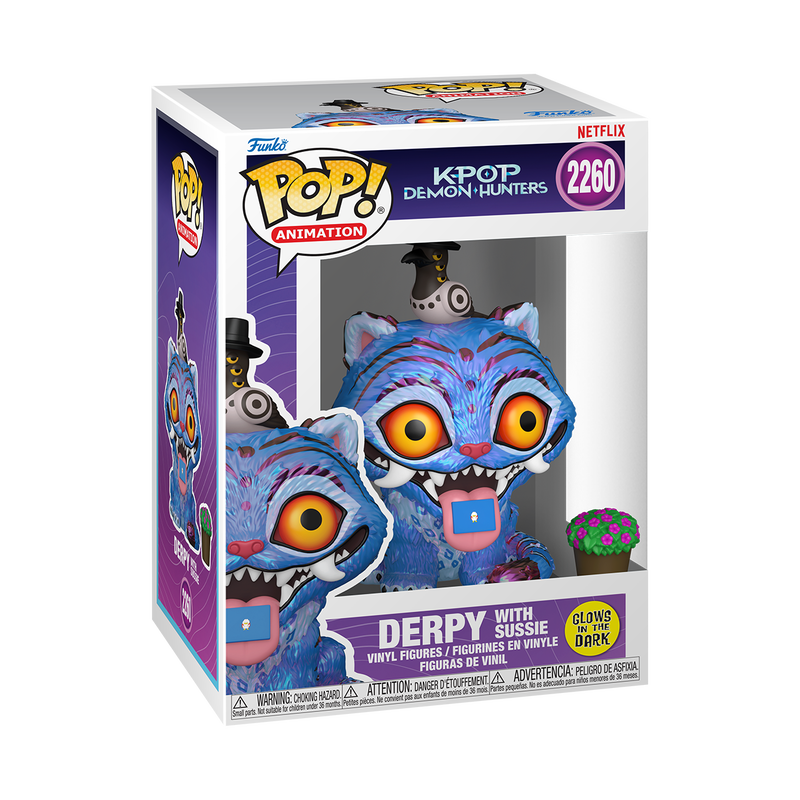Funko Pop KPop Demon Hunters - Derpy mit Sussie (Glow in the Dark) #2260