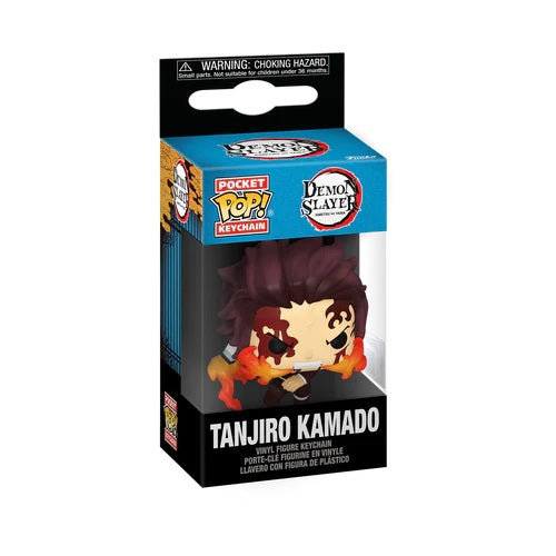 Funko Pop Schlüsselanhänger Demon Slayer - Tanjiro Kamado (Tanzender Blitz)