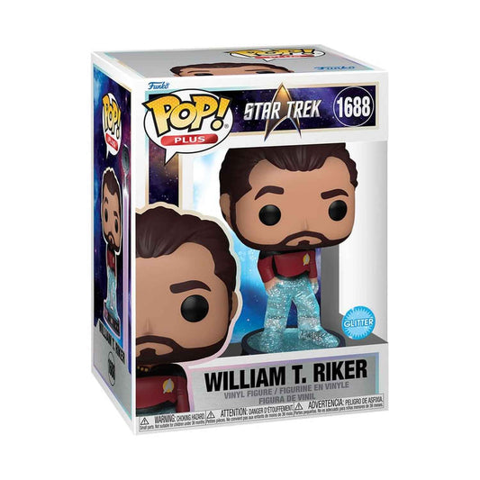 Funko Pop Star Trek - William T. Riker (Transporter Glitter) #1688