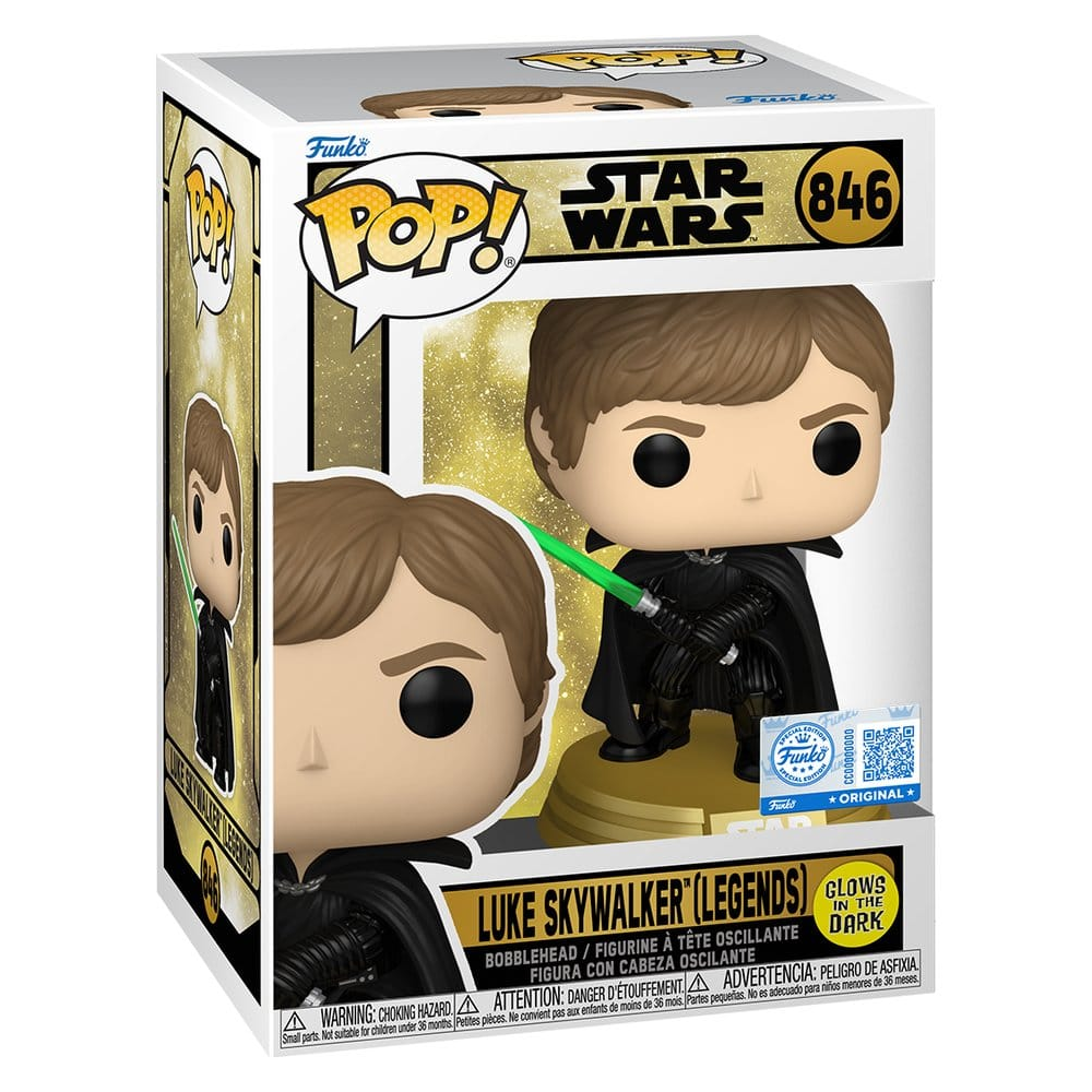Funko Pop Star Wars - Luke Skywalker Legends (Glow) #846
