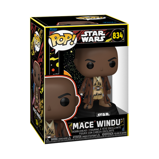 Funko Pop Star Wars: The Mandalorian & Grogu - Mace Windu (Retro) #834