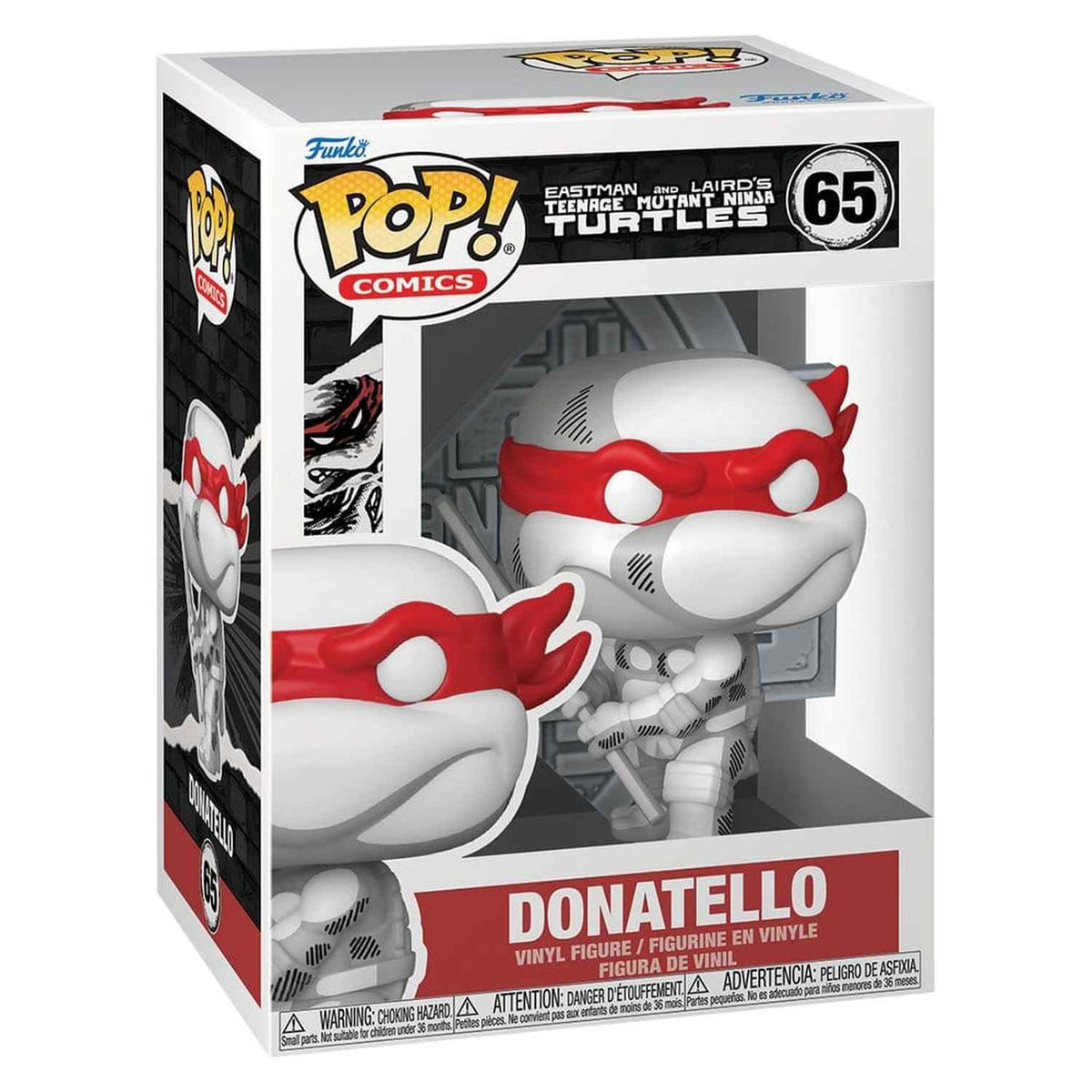 Funko Pop Teenage Mutant Ninja Turtles - Donatello (Comic Deco) #65