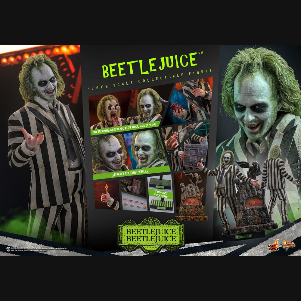 Hot Toys Beetlejuice - Beetlejuice Masterpiece 1/6 Actionfigur