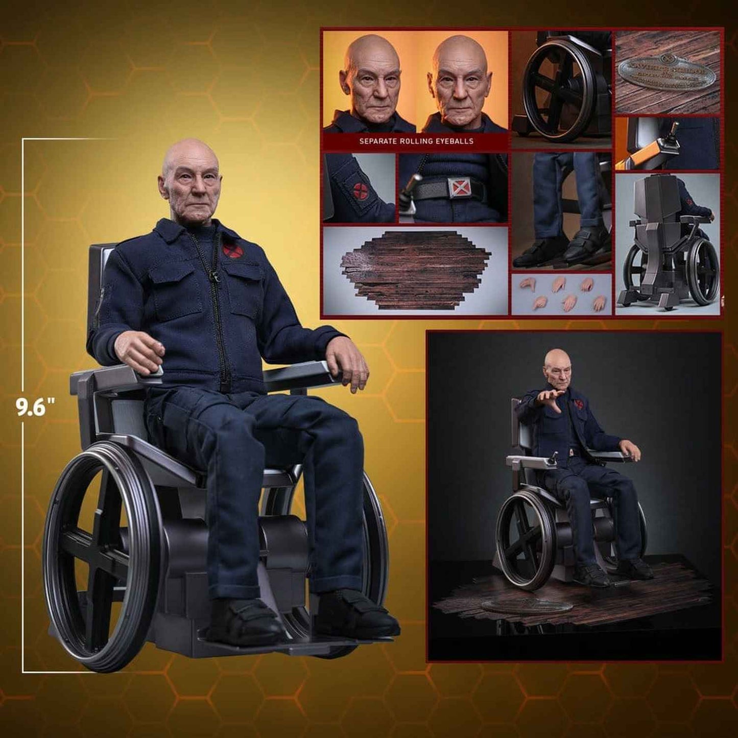 Hot Toys Marvel: X-Men - Professor X 1/6 Actionfigur