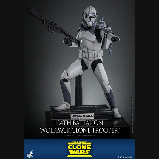 Hot Toys Star Wars: The Clone Wars - 104th Battalion Wolfpack Clone Trooper Masterpiece 1/6 Actionfigur