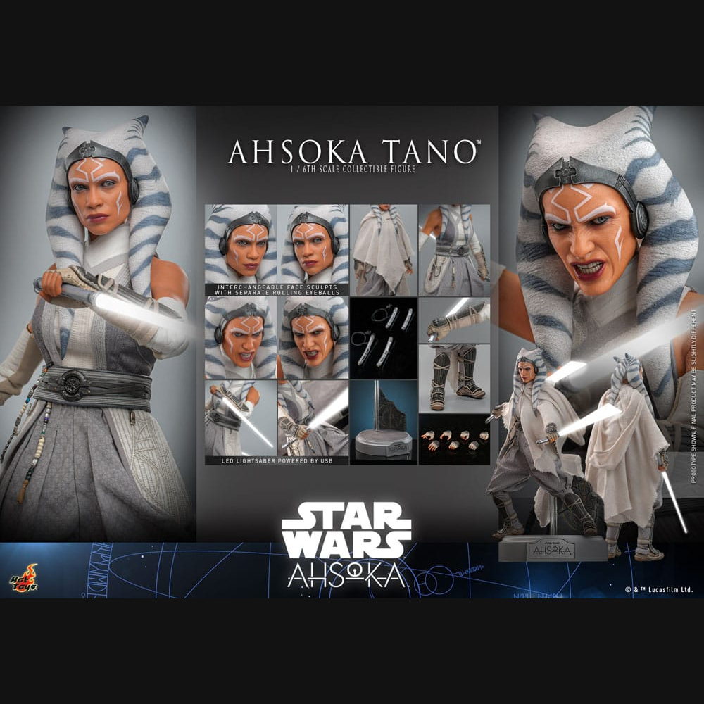 Hot Toys Star Wars: Ahsoka - Ahsoka Tano Masterpiece 1/6 Actionfigur