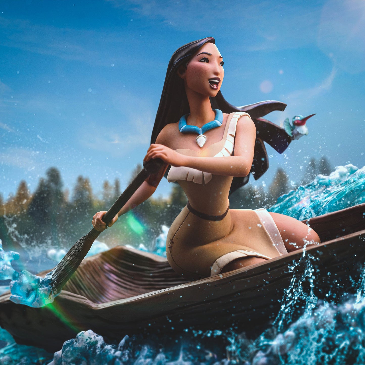 Iron Studios Disney – Pocahontas Deluxe Art Scale 1/10 – Statue