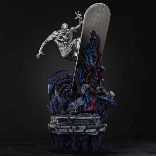 Iron Studios Marvel: Infinity Gauntlet - Silver Surfer Deluxe Diorama Art Scale 1/10 - Statue