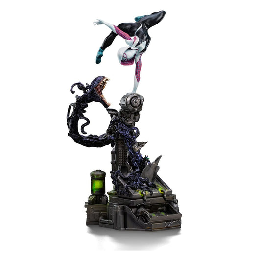 Iron Studios Marvel: Spider-Man vs Villains - Ghost Spider Diorama Art Scale 1/10 - Statue