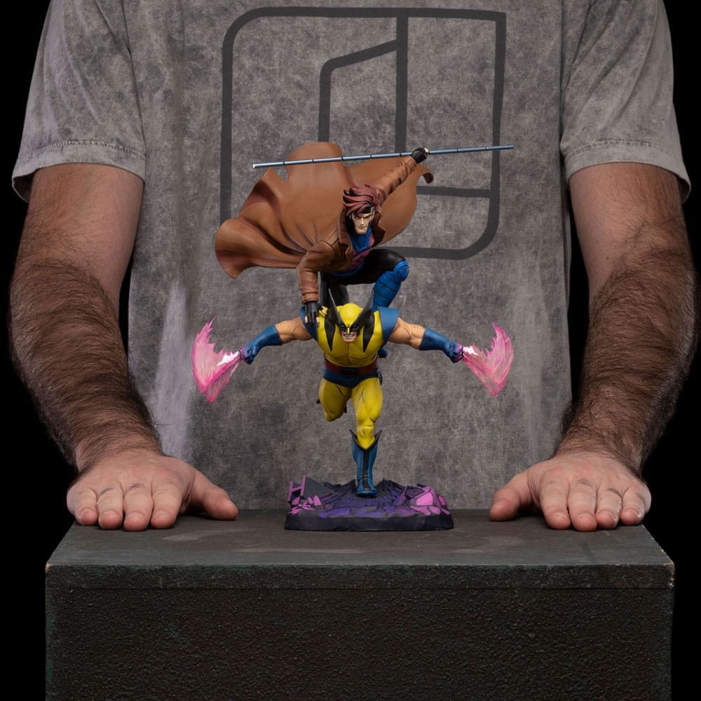 Iron Studios Marvel: X-Men '97 - Gambit & Wolverine Deluxe Art Scale 1/10 - Statue