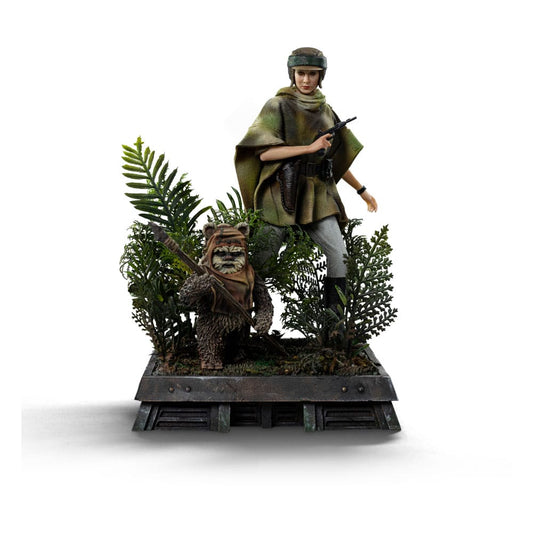 Iron Studios Star Wars: Die Rückkehr der Jedi-Ritter - Leia & Wicket Art Scale 1/10 - Statue