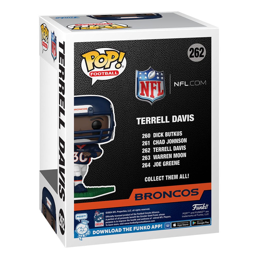 Funko Pop NFL Denver Broncos – Terrell Davis #262