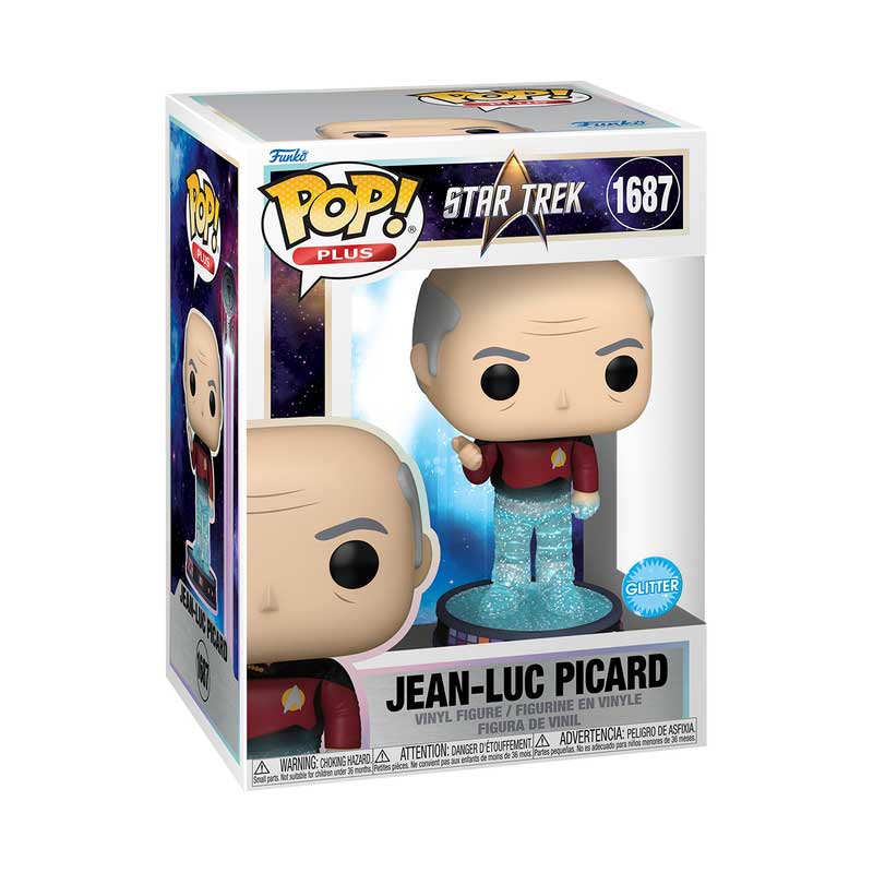 Funko Pop Star Trek – Jean-Luc Picard (Transporter Glitter) #1687