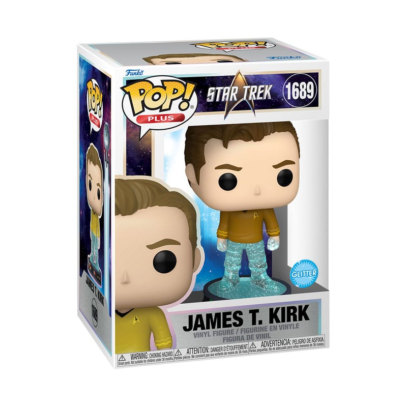 Funko Pop Star Trek – James T. Kirk #1689 (Transporter Glitter)