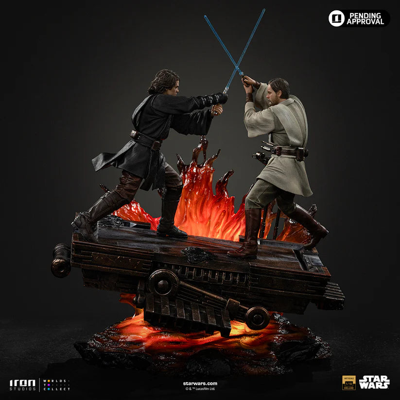 Iron Studios Star Wars: Die Rache der Sith - Anakin vs Obi-Wan Art Scale 1/10 - Statue