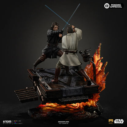 Iron Studios Star Wars: Die Rache der Sith - Anakin vs Obi-Wan Art Scale 1/10 - Statue