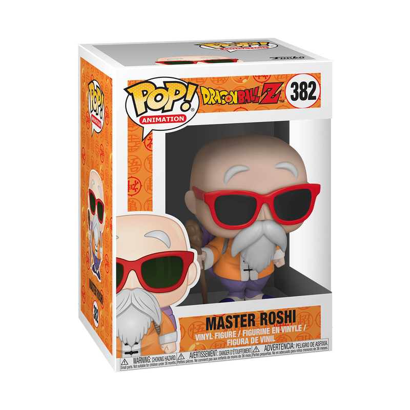 Funko Pop Dragon Ball Z - Meister Roshi mit Stab #382