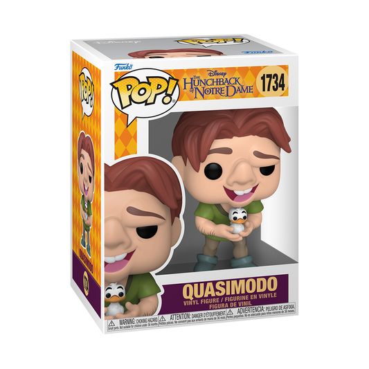 Funko Pop Der Glöckner von Notre Dame - Quasimodo mit Vogel #1734