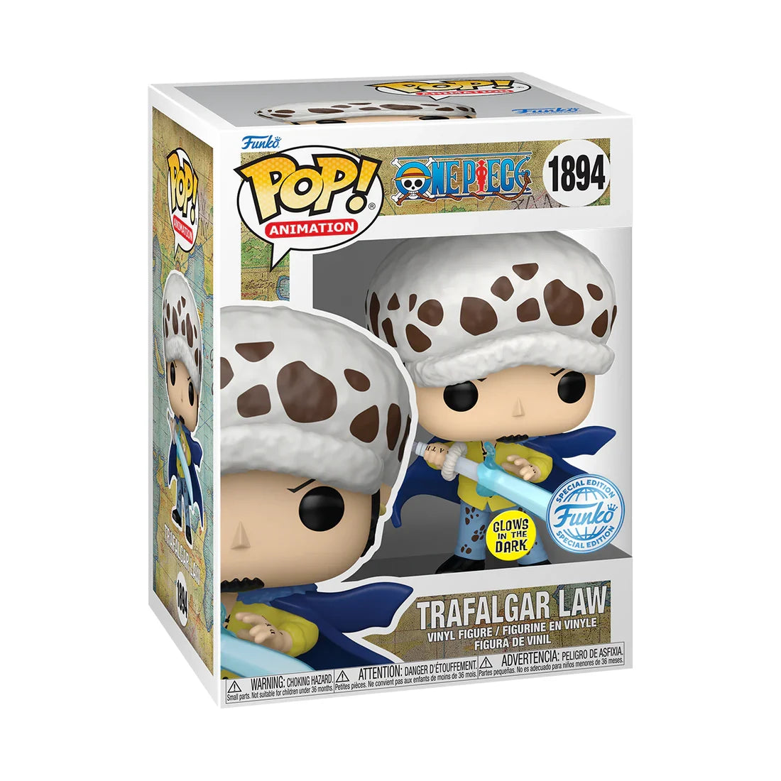 Funko Pop One Piece - Trafalgar Law (Glow) #1894