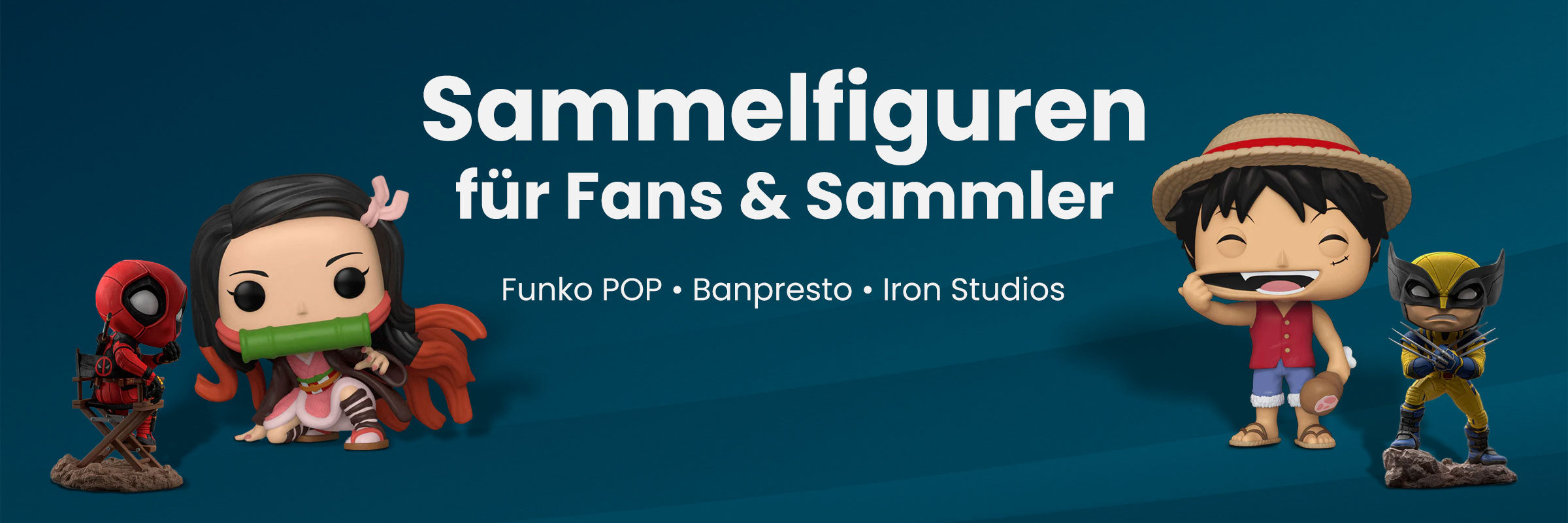 Sammelversum - Funko POPs, Banpresto Figuren und Premium-Collectibles
