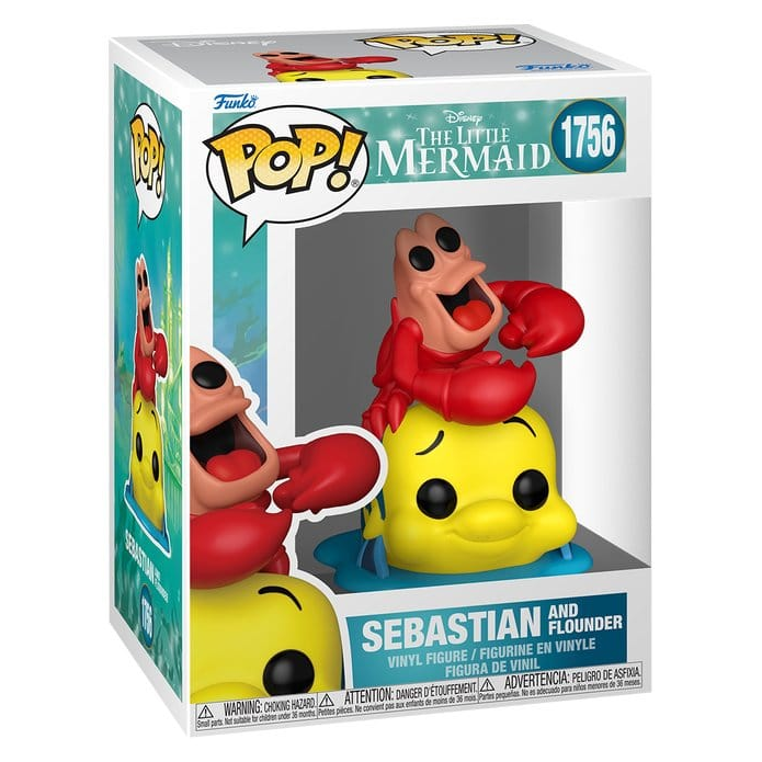 Funko Pop Arielle die Meerjungfrau - Sebastian & Fabius #1756
