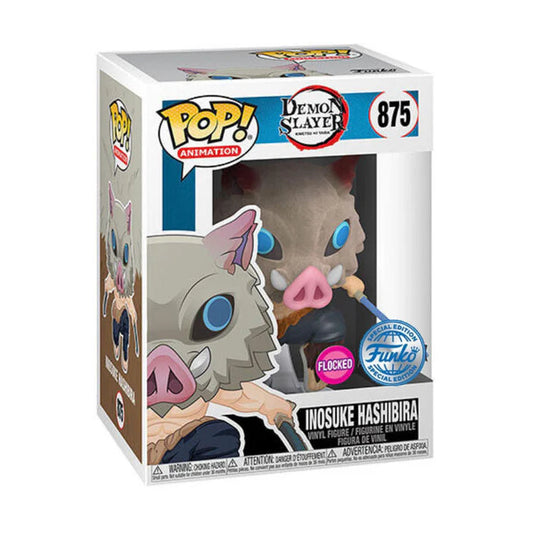 Funko Pop Demon Slayer - Inosuke Hashibira (Flocked Chase) #875