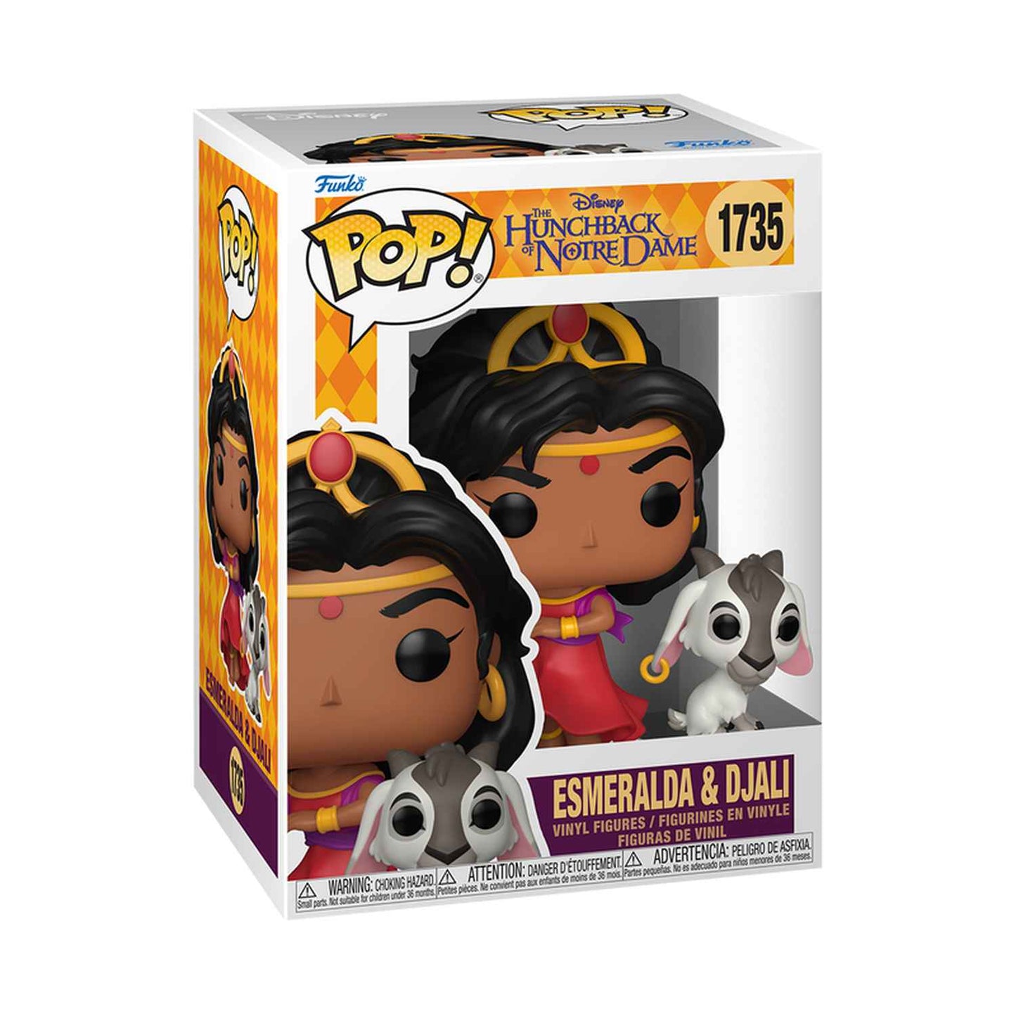 Funko Pop Der Glöckner von Notre Dame - Esmeralda & Djali #1735