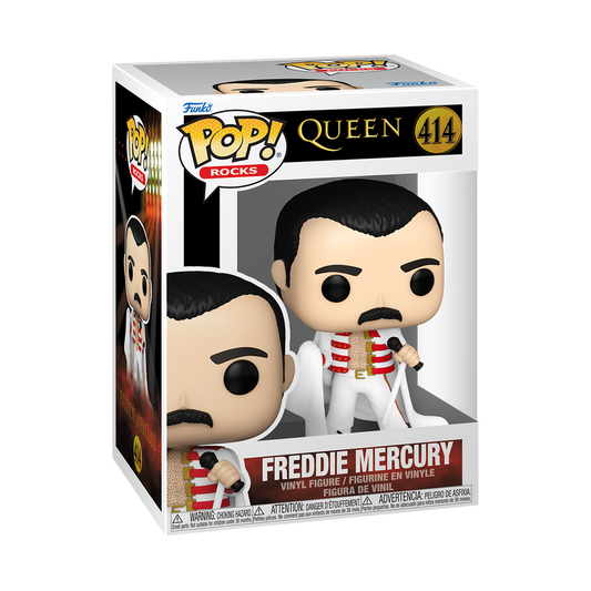 Funko Pop Freddie Mercury mit Cape (We Will Rock You Tour) #414