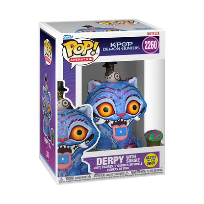 Funko Pop KPop Demon Hunters - Derpy mit Sussie (Glow in the Dark) #2260