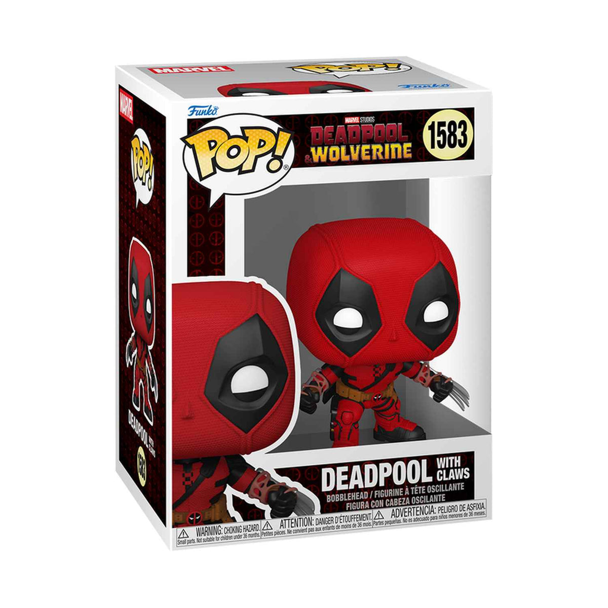 Funko Pop Marvel: Deadpool & Wolverine - Deadpool mit Krallen #1583