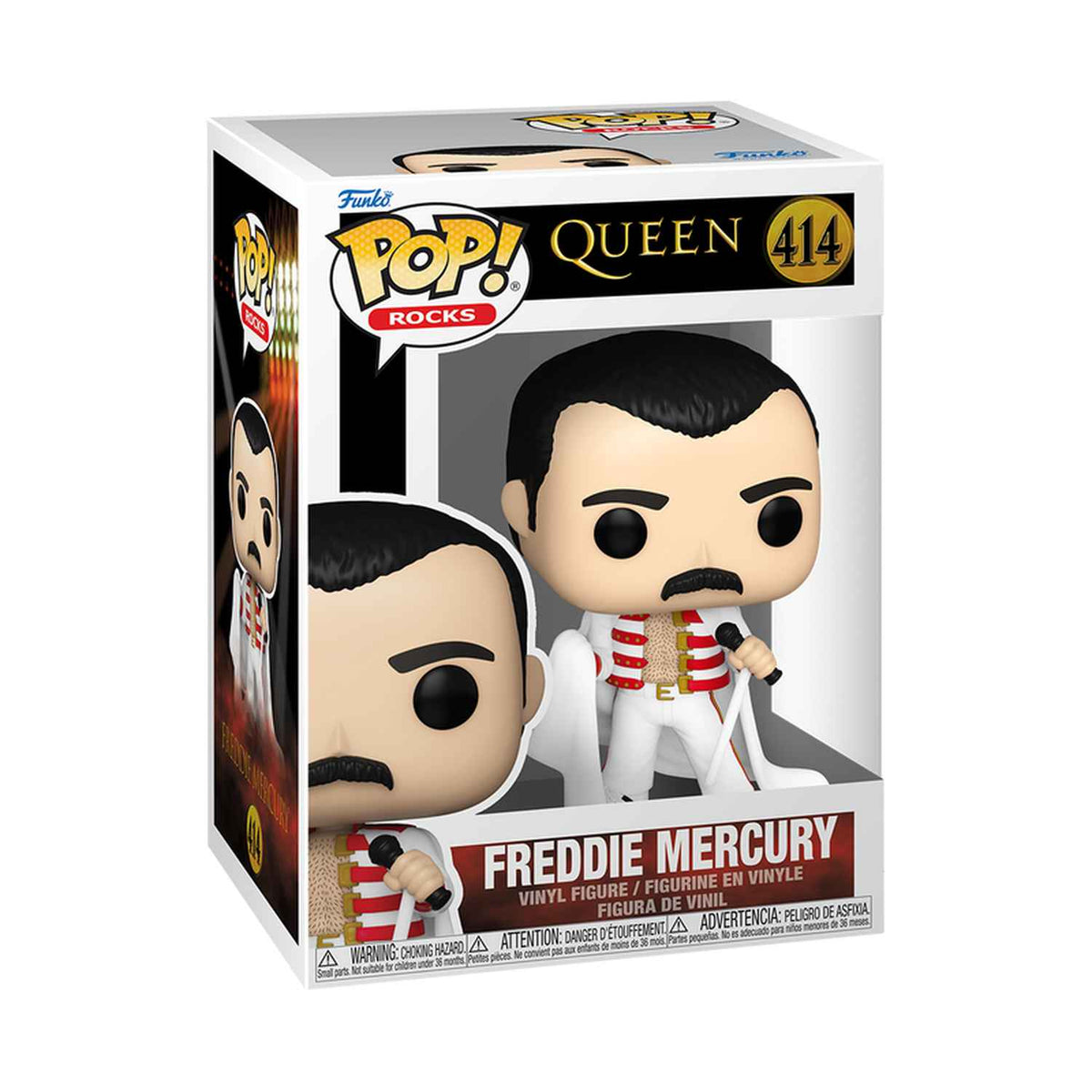 Funko Pop Queen - Freddie Mercury mit Cape (We Will Rock You Tour) #414