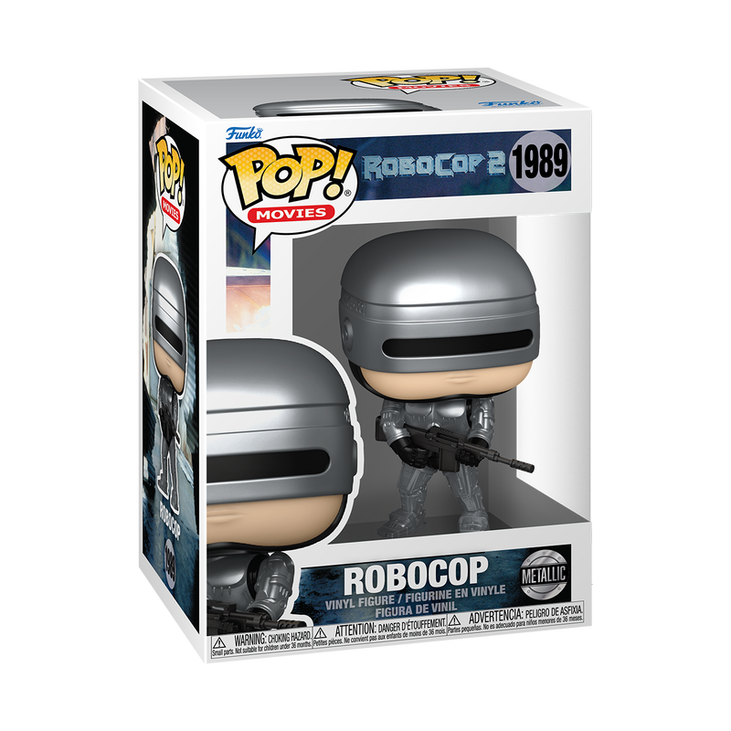 Funko Pop Robocop 2 - Robocop (Metallic Chase) #1989