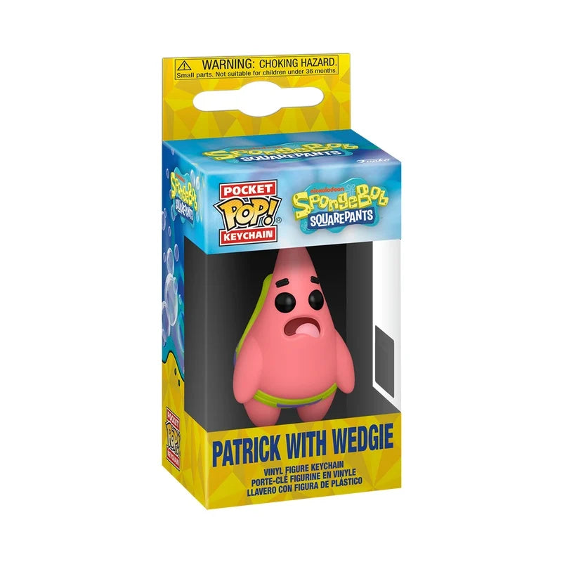 Funko Pop Schlüsselanhänger SpongeBob - Patrick mit Ritzenhänger