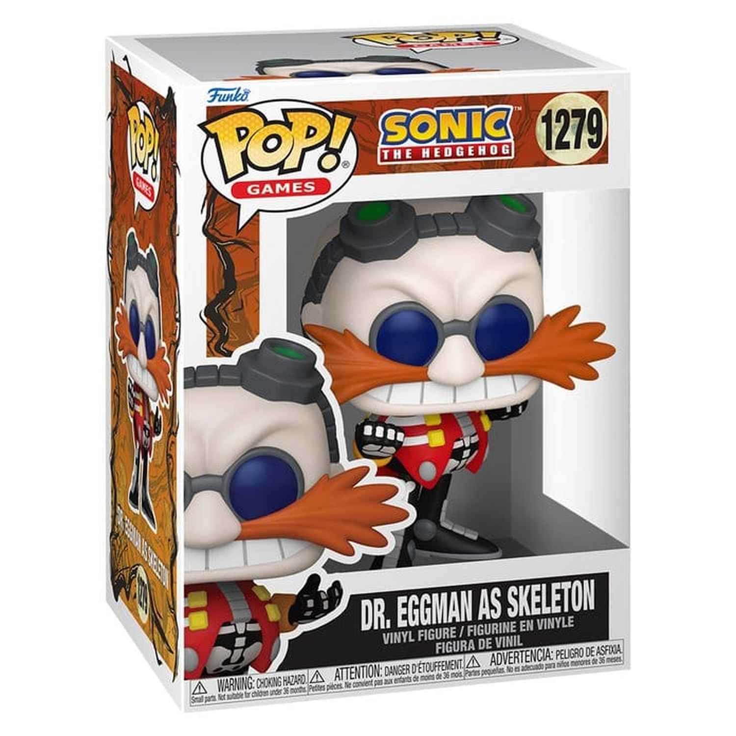 Funko Pop Sonic the Hedgehog - Dr. Eggman als Skelett #1279