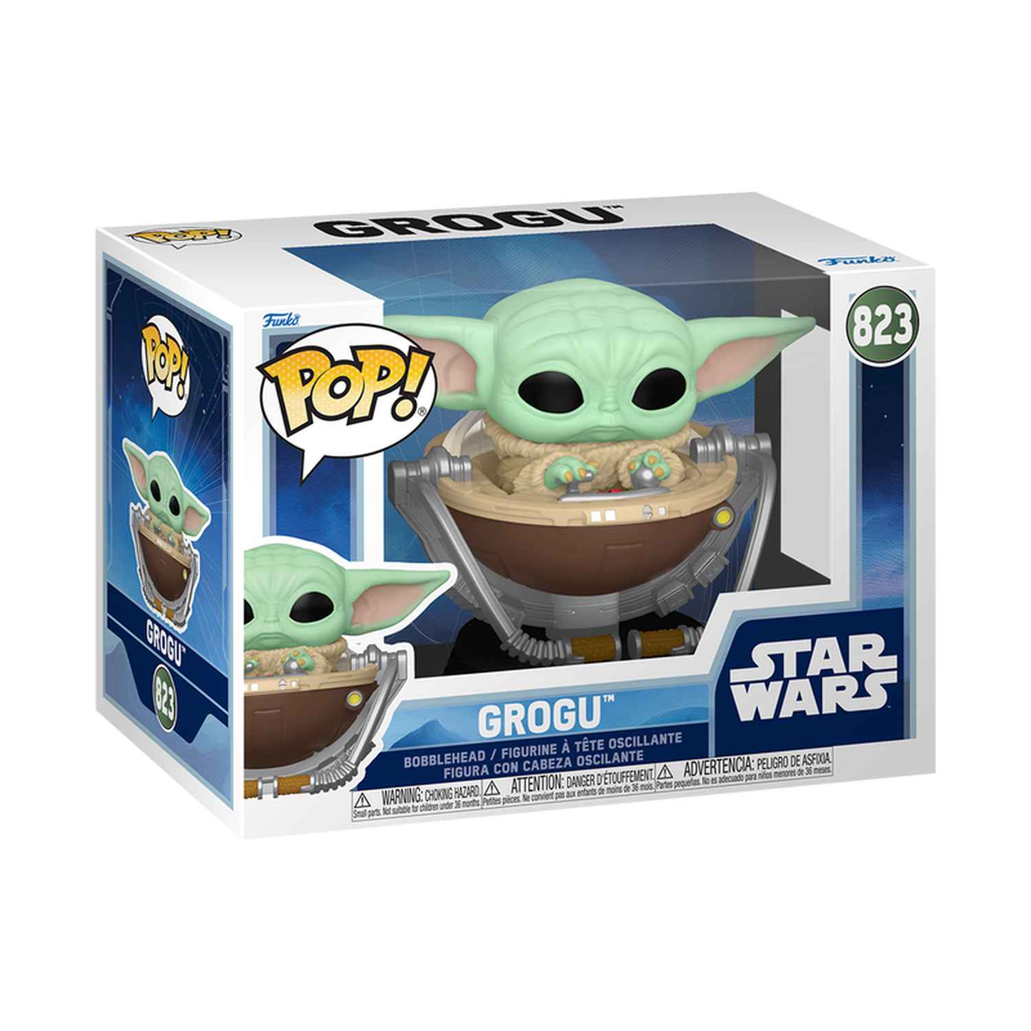 Funko Pop Star Wars: The Mandalorian & Grogu - Grogu im Kinderwagen #823