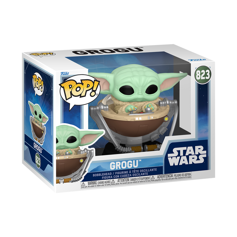 Funko Pop Star Wars: The Mandalorian & Grogu - Grogu im Kinderwagen #823