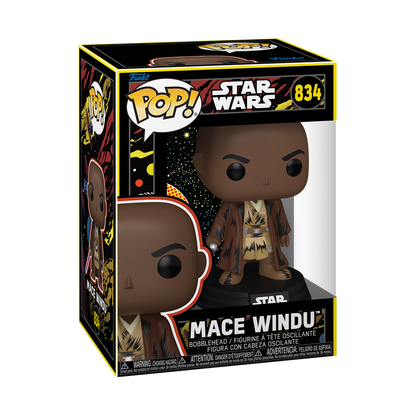 Funko Pop Star Wars: The Mandalorian & Grogu - Mace Windu (Retro) #834