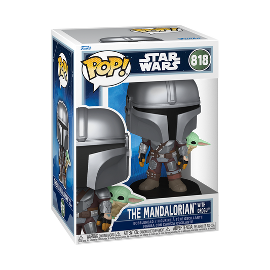 Funko Pop Star Wars: The Mandalorian & Grogu - Mando mit Grogu #818