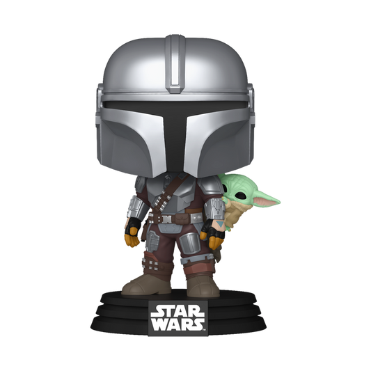 Funko Pop Star Wars: The Mandalorian & Grogu - Mando mit Grogu #818