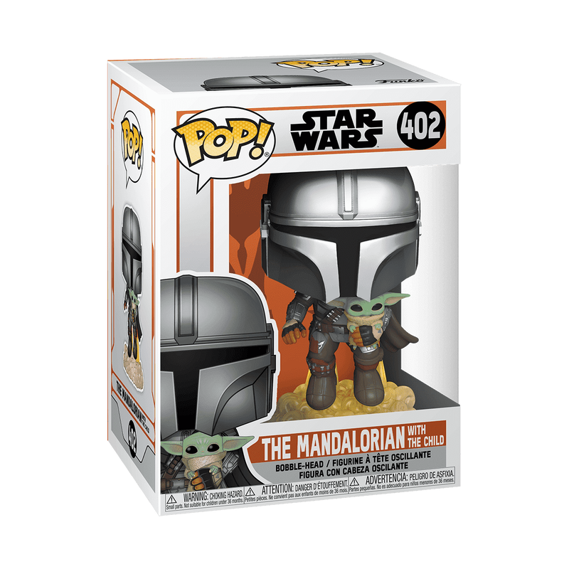 Funko Pop Star Wars: The Mandalorian - Mando mit Jet Pack #402