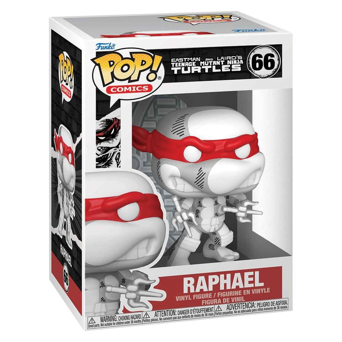 Funko Pop Teenage Mutant Ninja Turtles - Raphael (Comic Deco) #66