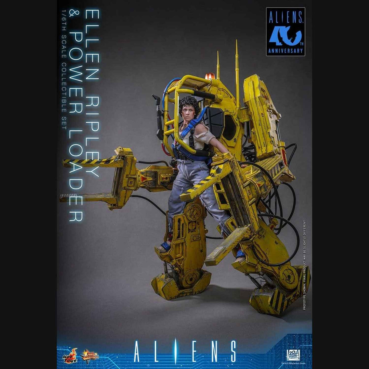 Hot Toys Alien - Ellen Ripley und Power Loader Masterpiece 1/6 Actionfiguren Set